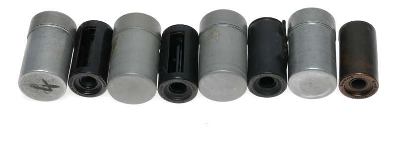 Leitz Brass 35mm film spool Set 4x fits rangefinder film cameras 9