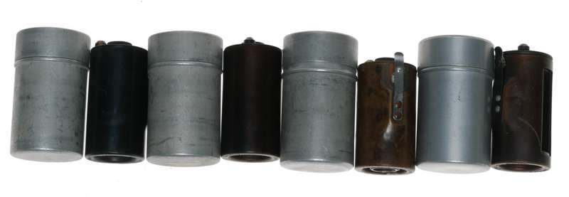 Leitz Brass 35mm film spool Set 4x fits rangefinder film cameras 11