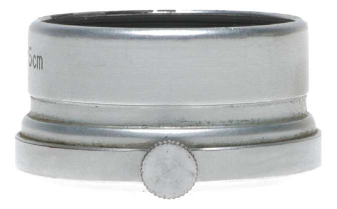 FISON Elmar lens hood for 3.5 f=5cm Leica lens E. Leitz Wetzlar used