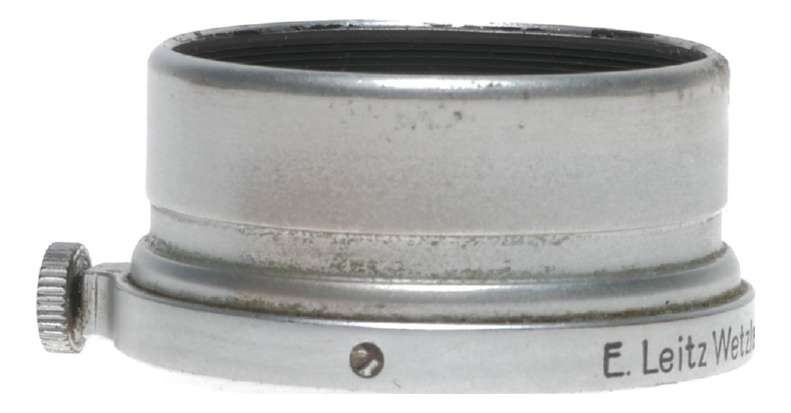 FISON Elmar lens hood for 3.5 f=5cm Leica lens E. Leitz Wetzlar used