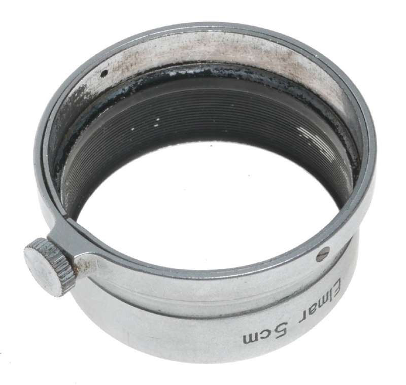 FISON Elmar lens hood for 3.5 f=5cm Leica lens E. Leitz Wetzlar used