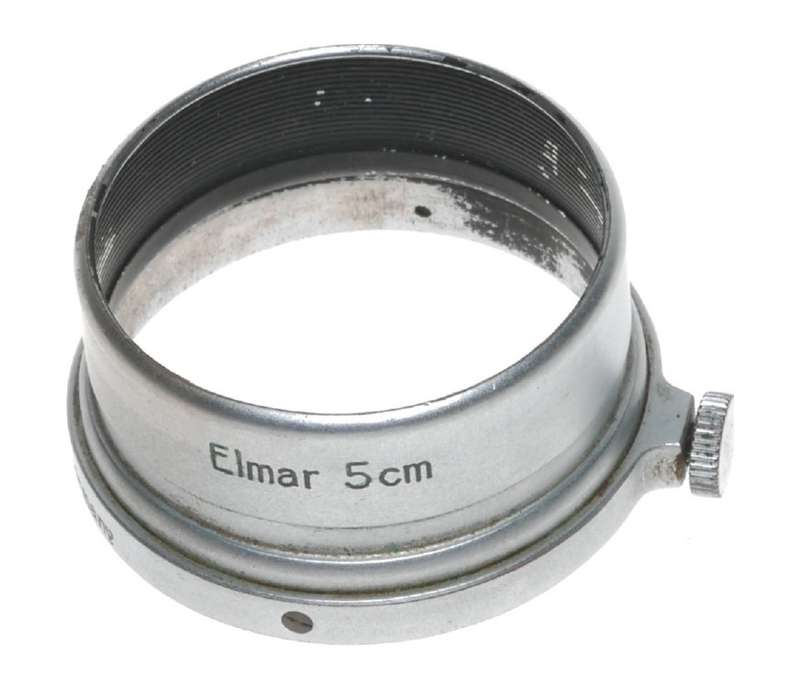 FISON Elmar lens hood for 3.5 f=5cm Leica lens E. Leitz Wetzlar used