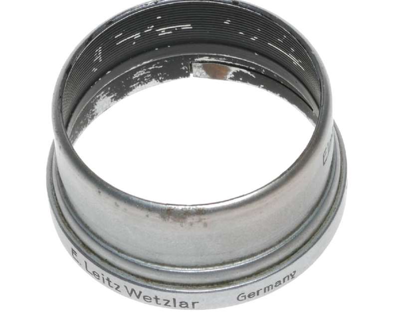 FISON Elmar lens hood for 3.5 f=5cm Leica lens E. Leitz Wetzlar used