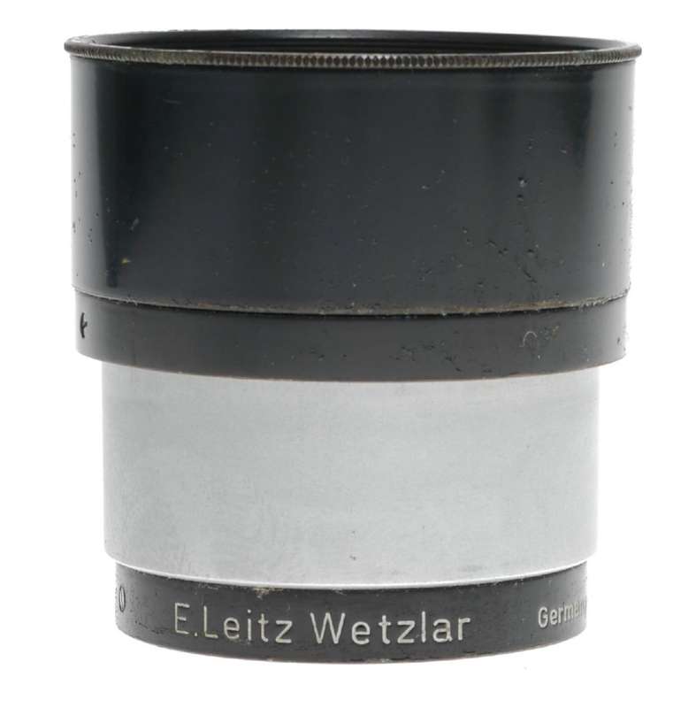Leica Black chrome used FIKUS lens hood shade 3.5 and 13.5cm Leitz