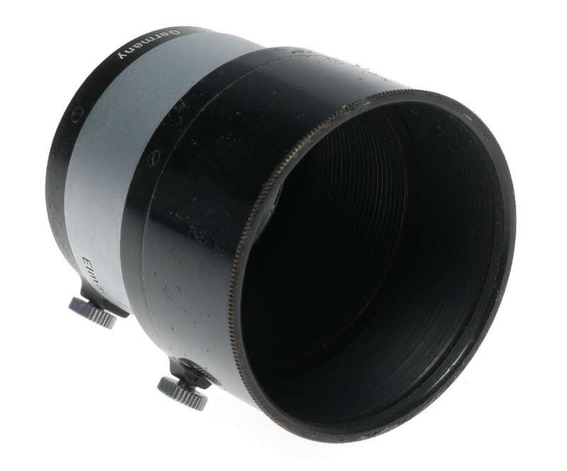 Leica Black chrome used FIKUS lens hood shade 3.5 and 13.5cm Leitz