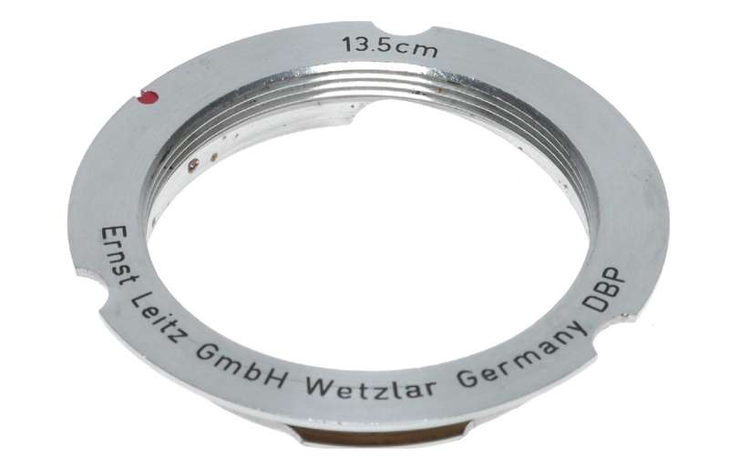 13.5cm Leitz 135mm SM/M39/LTM lens to Leica M body adapter