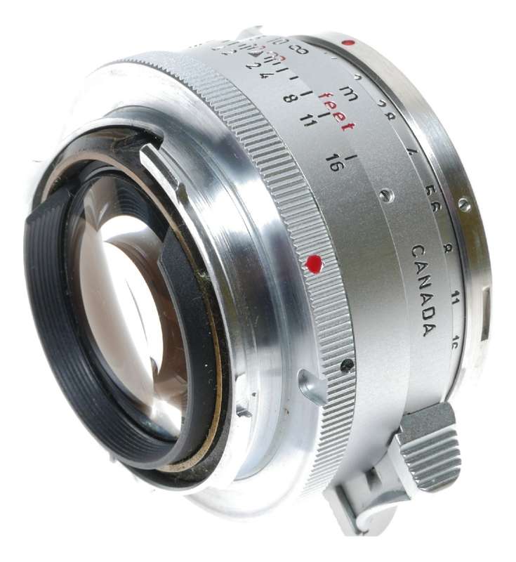 Leitz Summilux 1:1.4/35 mm Steel Rim Rare lens M2 camera cased set