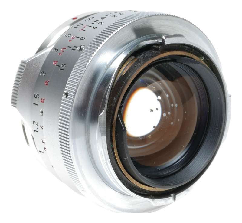 Leitz Summilux 1:1.4/35 mm Steel Rim Rare lens M2 camera cased set