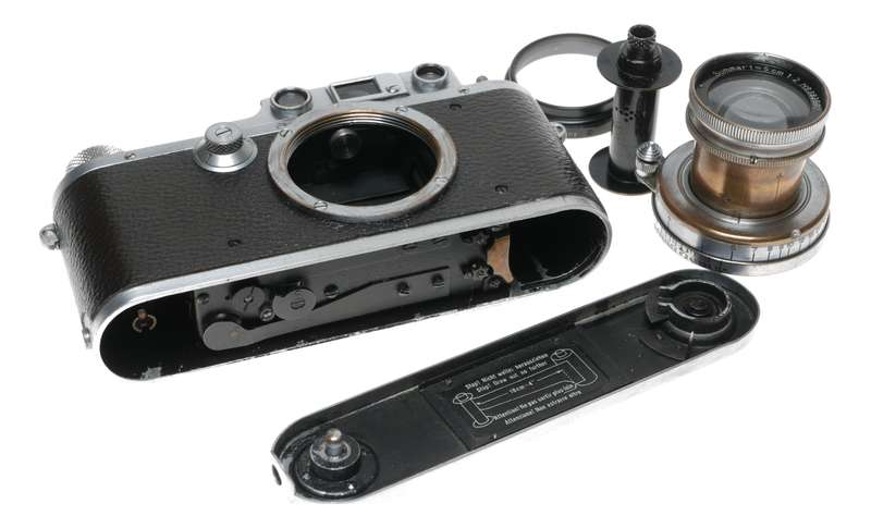 Leica IIIb (G) rangefinder with Summar 5c f2 lens 35mm camera