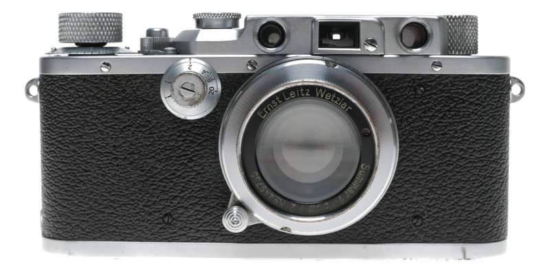 Leica IIIa LTM Leitz film camera Summar f=5cm f2 lens case cap