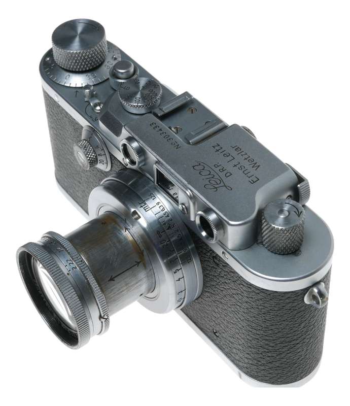 Leica IIIa LTM Leitz film camera Summar f=5cm f2 lens case cap