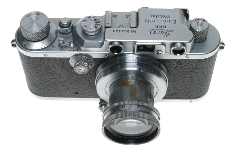 Leica IIIa LTM Leitz film camera Summar f=5cm f2 lens case cap