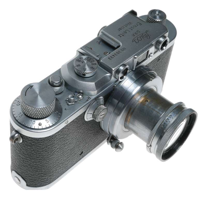 Leica IIIa LTM Leitz film camera Summar f=5cm f2 lens case cap