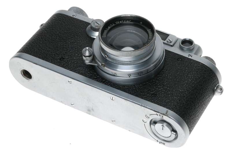 Leica IIIa LTM Leitz film camera Summar f=5cm f2 lens case cap
