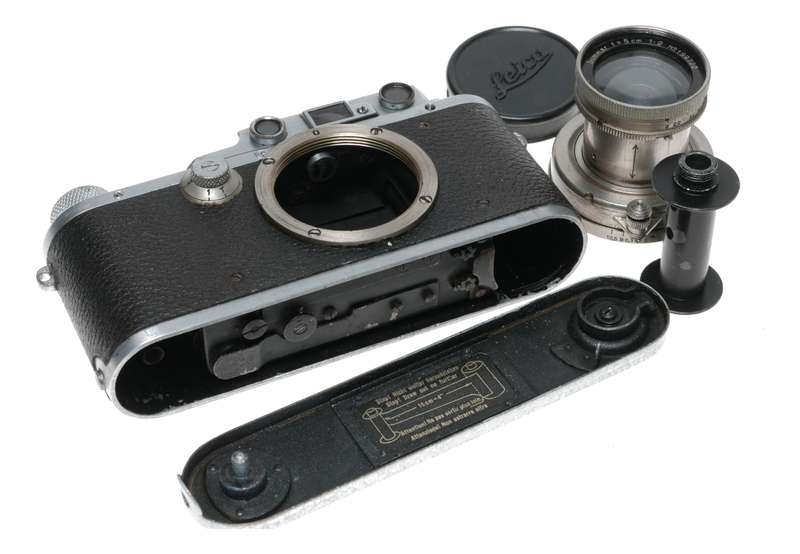 Summar f2 50mm Leica IIIf 3F 35mm vintage film camera leitz