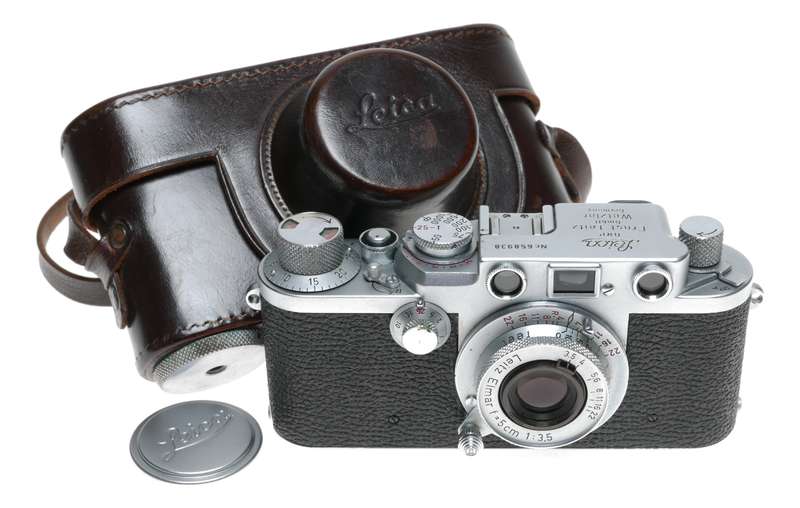 Leica RD IIIf 3F film camera red scale Elmar 3.5/50mm lens CLEAN