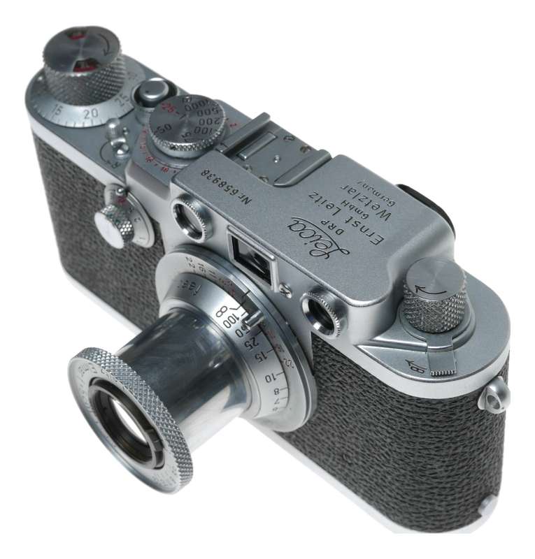Leica RD IIIf 3F film camera red scale Elmar 3.5/50mm lens CLEAN