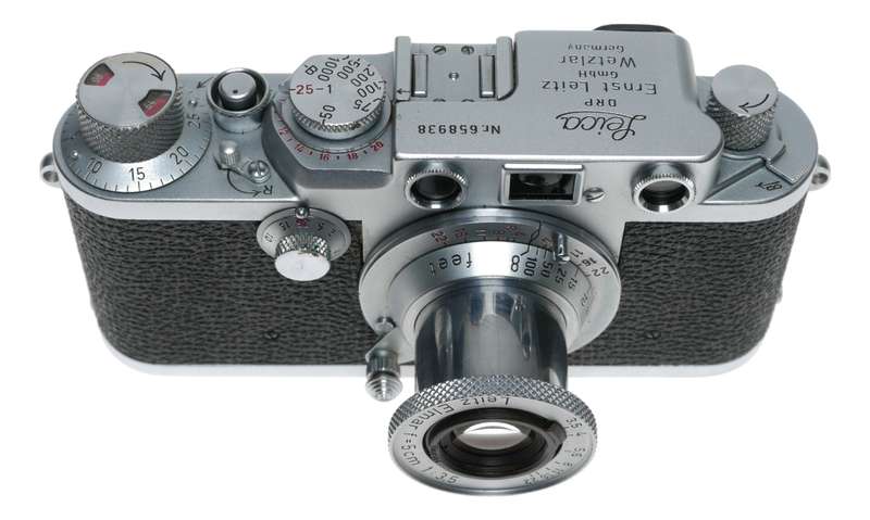 Leica RD IIIf 3F film camera red scale Elmar 3.5/50mm lens CLEAN
