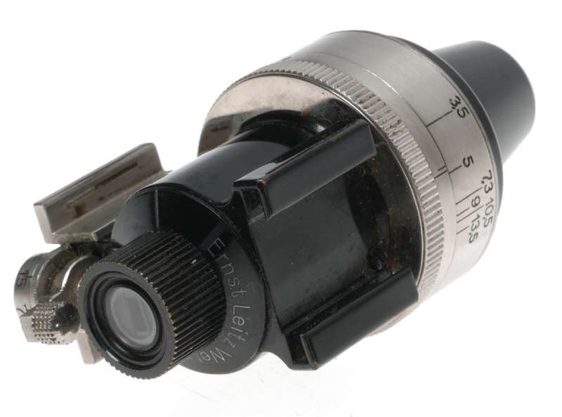 Leitz Viewfinder Universal Nickle black VIDOM camera Leica 2nd type