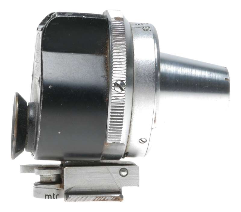 Leica universal hot shoe mount view finder torpedo type used