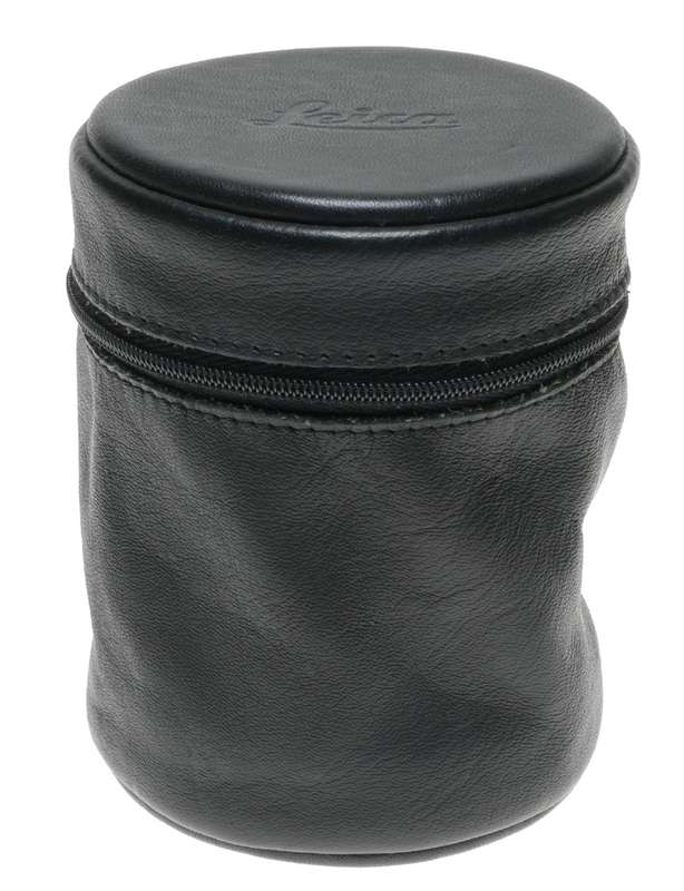 Leica Black napa leather original camera lens pouch