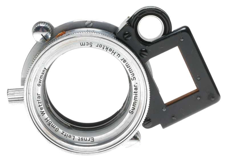 Close focus attachment for Hektor Summar Leica leitz lens