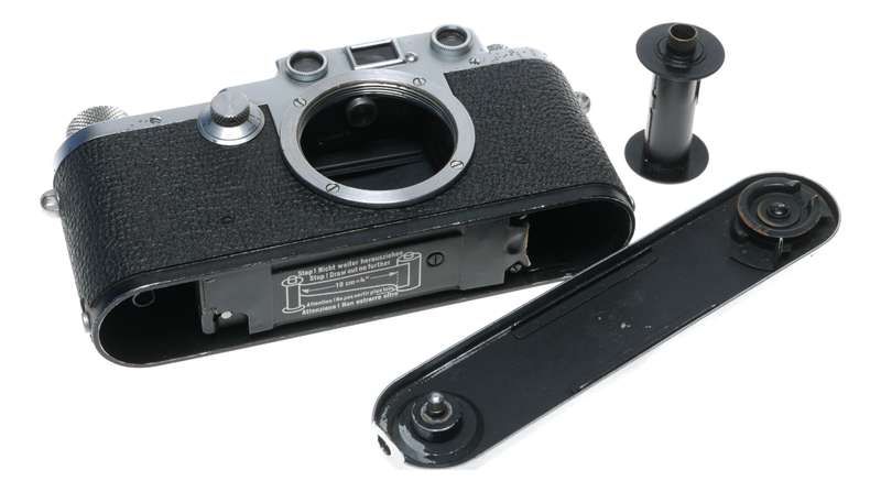 JUST SERVICED Leica IIIf LTM 35mm rangefinder 3F chrome film camera body