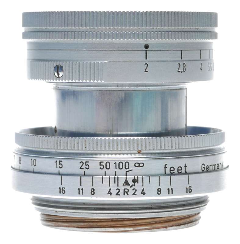 Leica Summicron 2/50mm Radio Active gold Coating rare M39 LTM lens