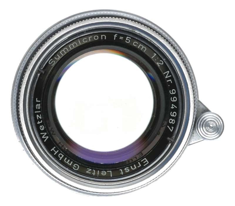 Leica Summicron 2/50mm Radio Active gold Coating rare M39 LTM lens