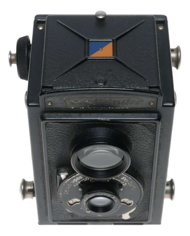 Voigtlander Brillant Metal TLR 120 Film Camera Voigtar 1:6.3 F=7.5cm