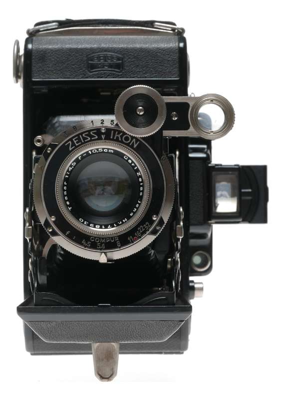 Zeiss Super Ikonta C 530/2 Folding RF Camera Tessar 1:4.5 f=10.5cm