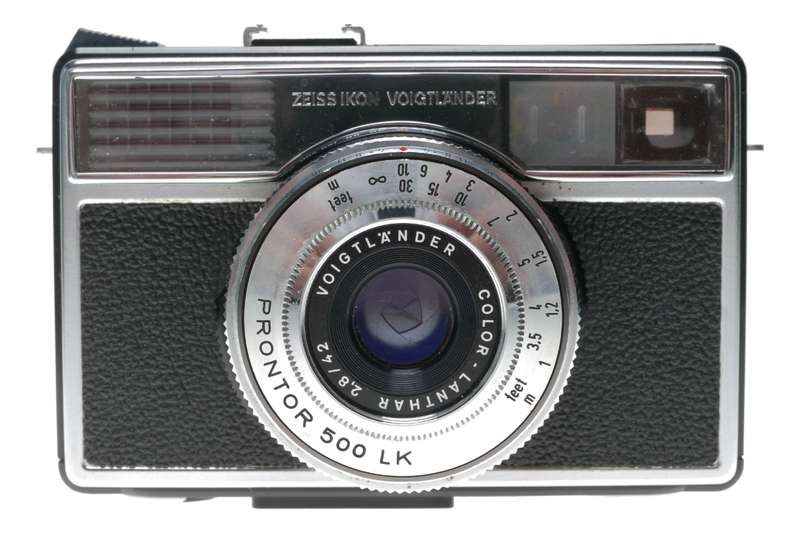 Zeiss Ikon Voigtlander Vitessa 500L Film Camera Color-Lanthar 1:2.8/42