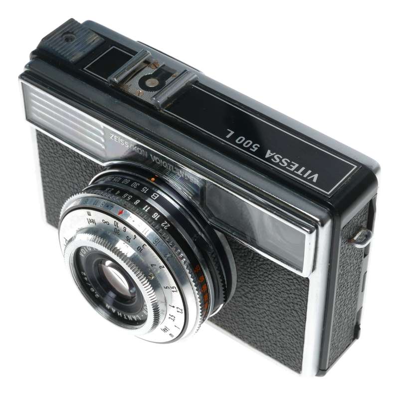 Zeiss Ikon Voigtlander Vitessa 500L Film Camera Color-Lanthar 1:2.8/42