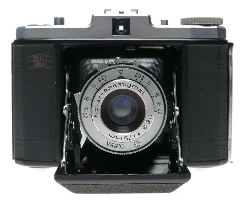 Zeiss Ikon Nettar II 517/16 Folding Camera Novar 1:6.3 f=75mm