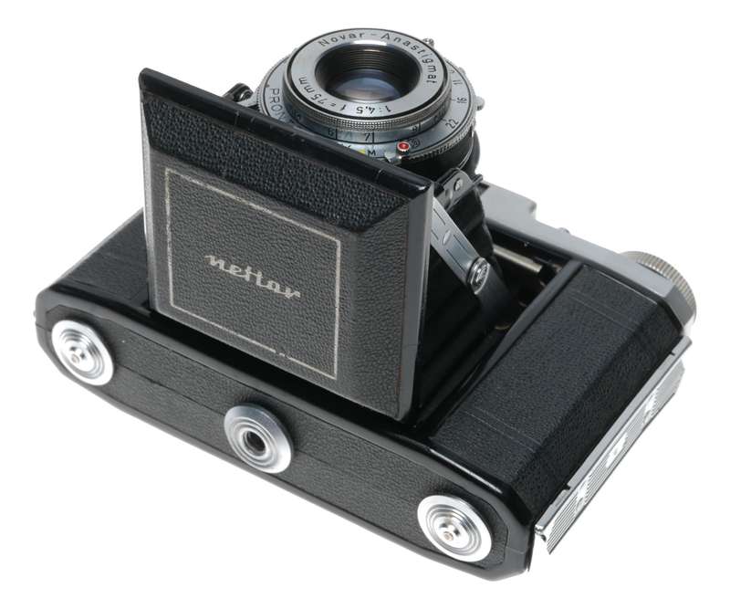 Zeiss Ikon Signal Nettar 518/16 Folding 6x6 Camera Novar 4.5/75mm