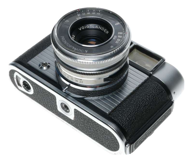 Voigtlander 138/21 Dynamatic II Deluxe Camera Color-Skopar 2.8/50