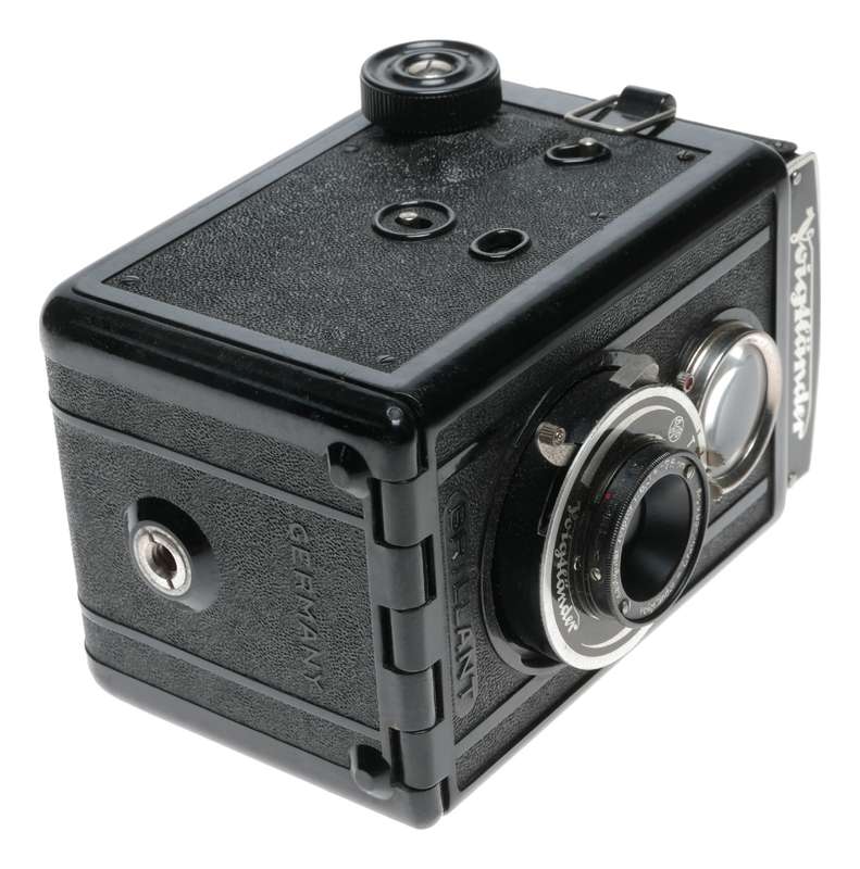 Voigtlander Brillant V6 TLR 6x6 Film Camera Voigtar 1:6.3/7.5cm