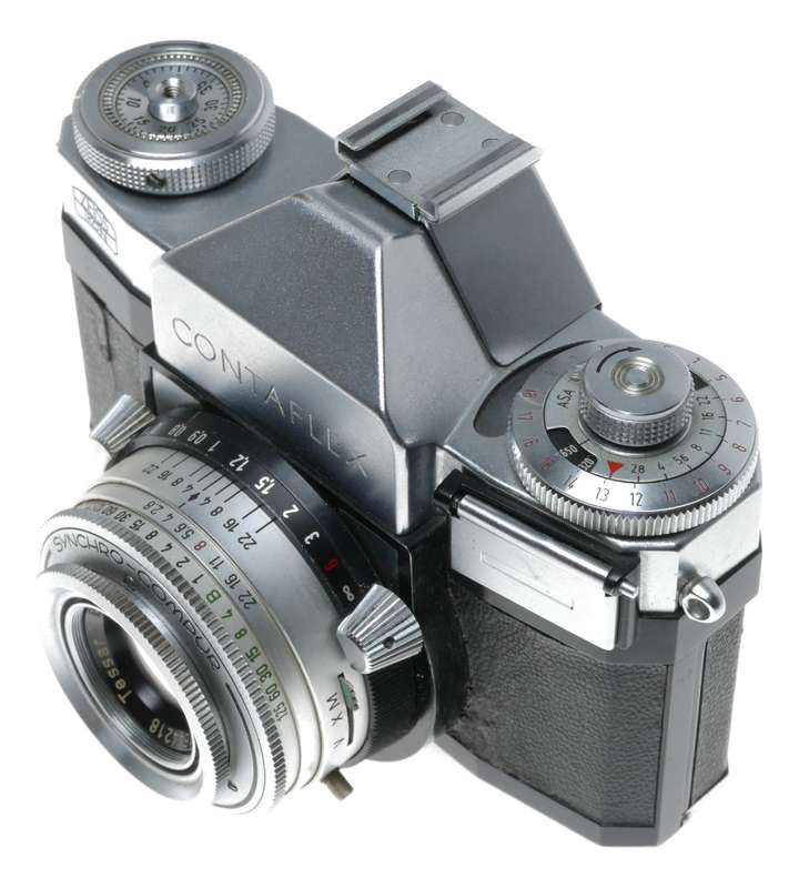 Zeiss Ikon 862/24 Contaflex IV 35mm Film SLR Camera Tessar 2.8/50