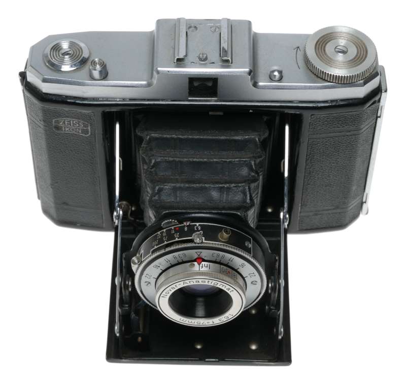 Zeiss Ikon Nettar II 517/16 6x6 Folding Camera Novar 1:6.3/7.5cm Vario