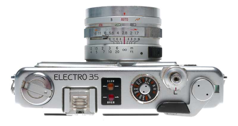 Yashica GSN Electro 35 Film Camera Color-Yashinon DX 1:1.7/45mm