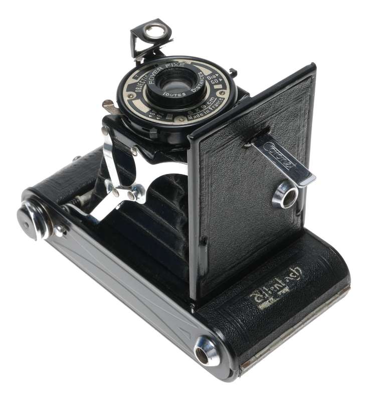 Coronet 6x9cm Folding Roll Film Camera France Art Deco