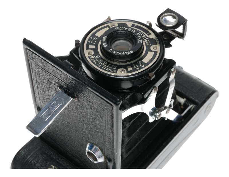 Coronet 6x9cm Folding Roll Film Camera France Art Deco