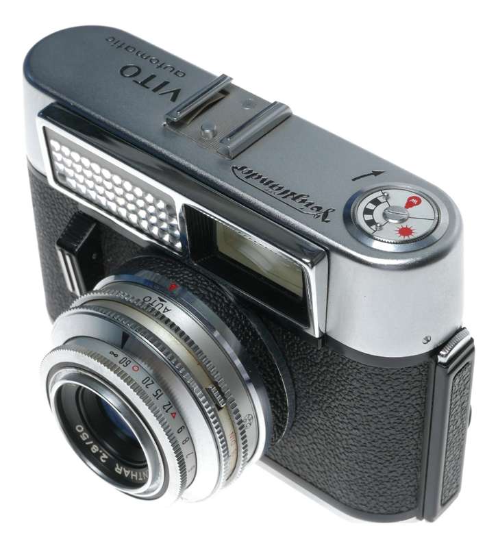 Voigtlander Vito Automatic 35mm Film Camera Lanthar 1:2.8/50