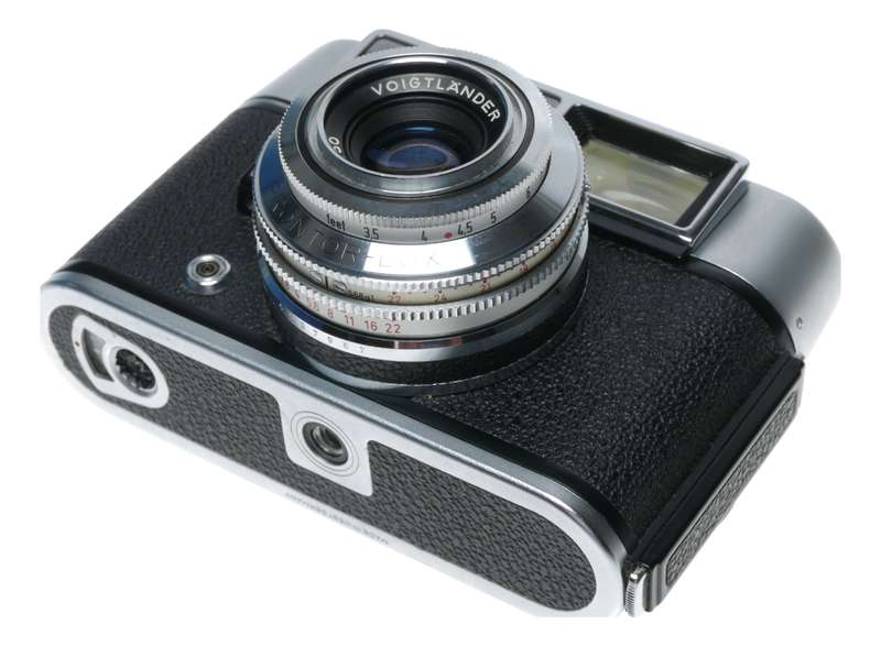 Voigtlander Vito Automatic 35mm Film Camera Lanthar 1:2.8/50