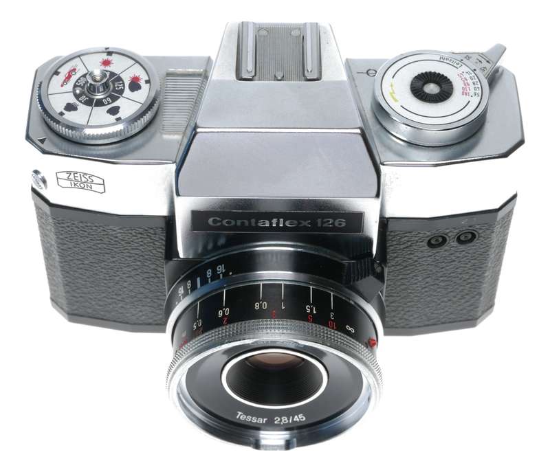 Zeiss Contaflex 126 Cartridge Film SLR Camera Tessar 2.8/50