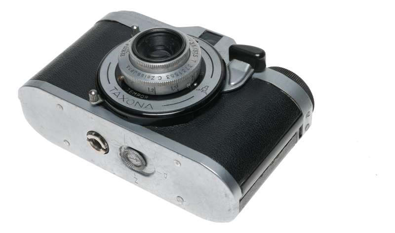 Zeiss Ikon VEB Taxona 24x24 Film Camera Tessar 3.5/37.5cm