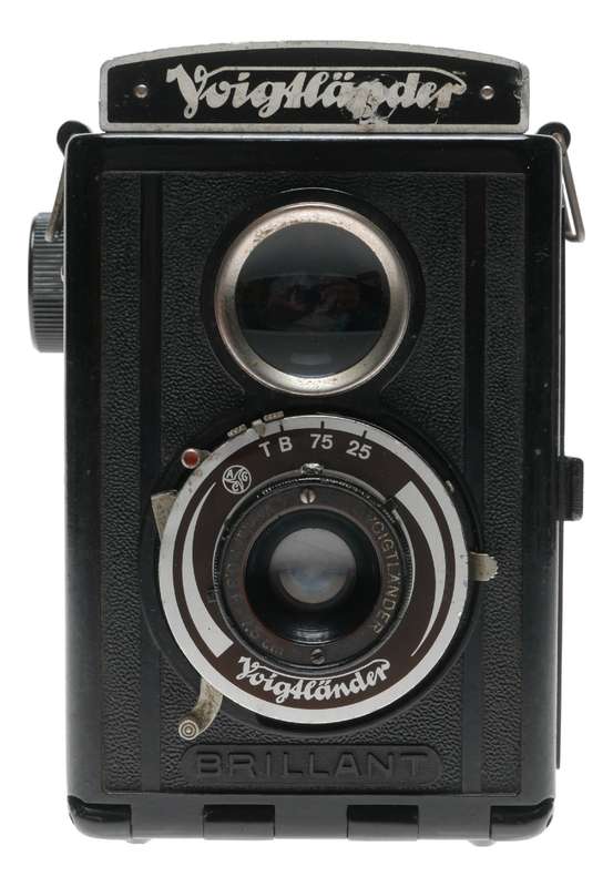 Voigtlander Brillant V6 TLR 120 Film Camera Voigtar 1:6.3/7.5cm