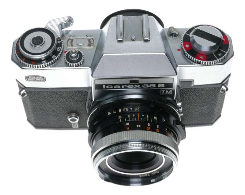 Zeiss Ikon Icarex 35 S TM SLR Film Camera M42 Tessar 2.8/50 in Case