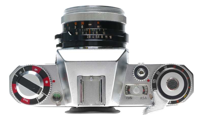 Zeiss Ikon Icarex 35 S TM SLR Film Camera M42 Tessar 2.8/50 in Case
