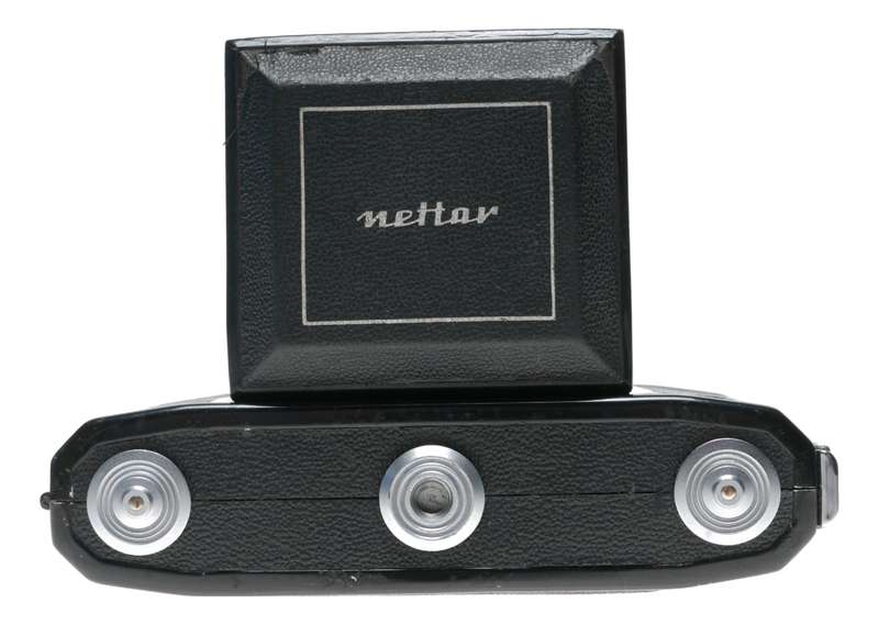 Zeiss Ikon Nettar II 517/16 6x6 Film Camera Novar 1:4.5 f=75mm